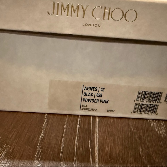 Jimmy Choo Agnes Lace Heels in Tan - Picture 8 of 10